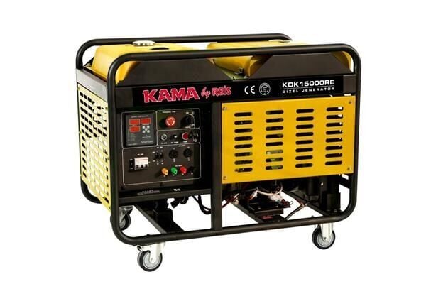 KAMA KDK15000RE Marşlı Dizel Portatif Jeneratör 12 kW/15 kVA
