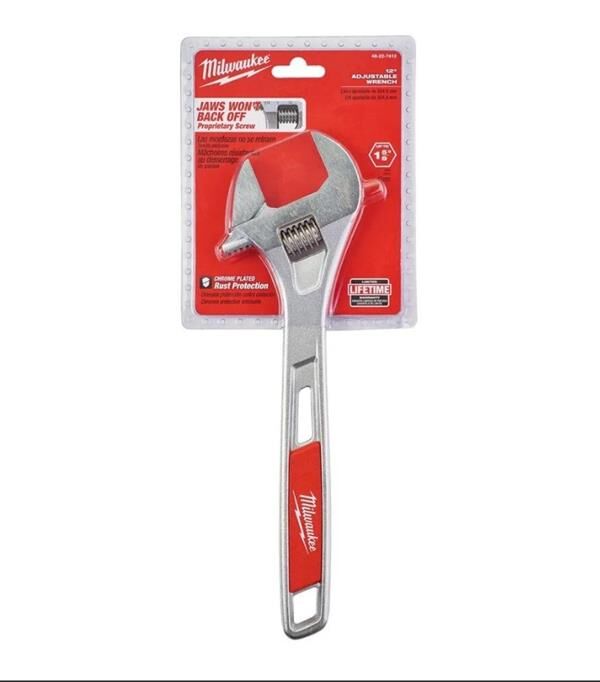 Milwaukee 48227412 Ağır Hizmet Tipi Kurbağacık Anahtarı 300 Mm