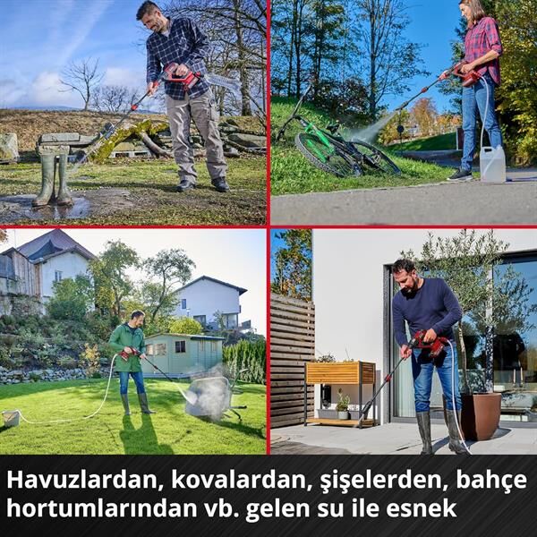 Einhell Hypresso 18/24-1 Akülü Yüksek Basınçlı Yıkama Makinesi 4140135