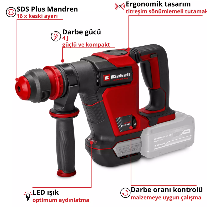 Einhell Tp-Dh 18/4 Li BL Solo Kırıcı 4514190