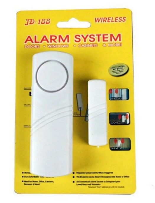 Kablosuz Alarm Sistemi Kapı Pencere Hırsız Alarmı Jd-188