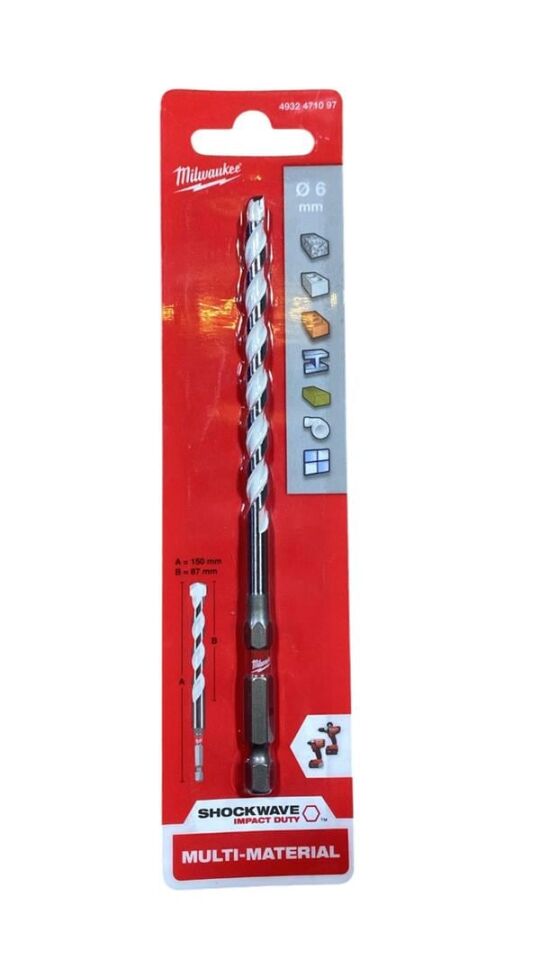 Milwaukee Hex Beton Matkap Ucu 6 x 87MM 4932471097