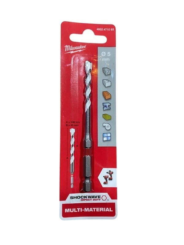 Milwaukee Hex Beton Matkap Ucu 5 x 45MM 4932471093