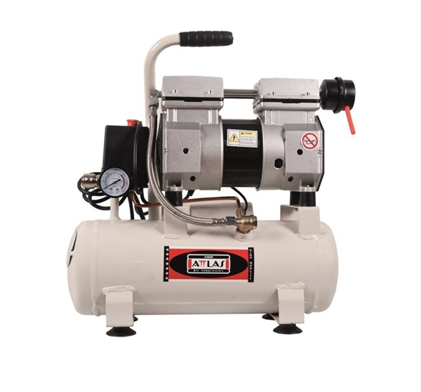 Attlas Monofaze Sessiz Kompresör 9 Lt SC1009