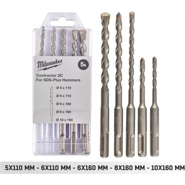 Milwaukee SDS-PLUS Matkap Ucu Set 5 Parça 4932471242