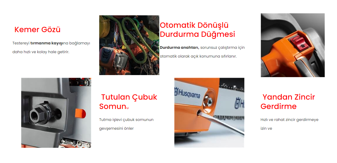 Husqvarna T525 Benzinli Dal Budama Testeresi