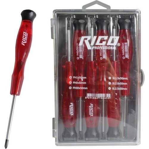 Rico 6 Parça Kraft Elektronikçi Tornavida Seti 50mm KK1969