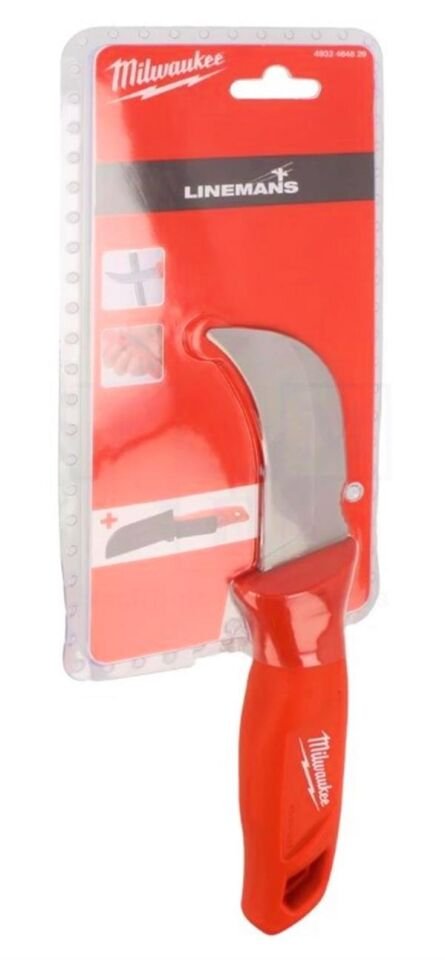Milwaukee LINEMANS Eğimli Sabit Bıçak 4932464829