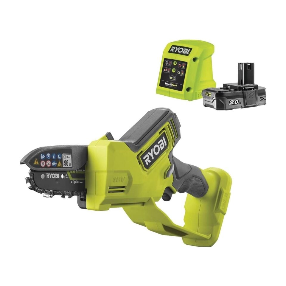 Ryobi RY18PSX10A-120 1x 2.0 Ah Li-Ion One+Akülü Kömürsüz Budama Testeresi 5133005434