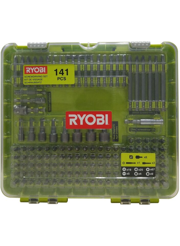 Ryobi RAKD141 Vidalama Ve Lokma Seti 141 Parça 5132004667