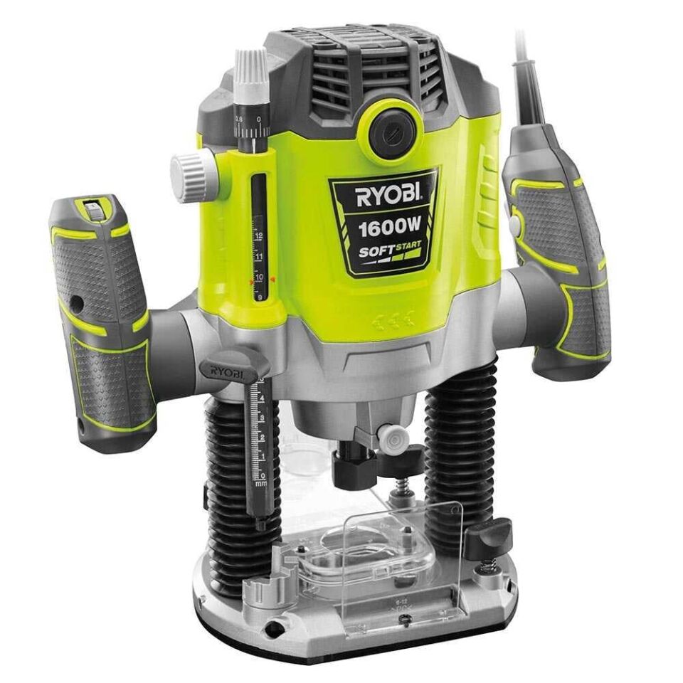 Ryobi RRT1600P-K 1600 W Çift Kollu El Frezesi 5133002606