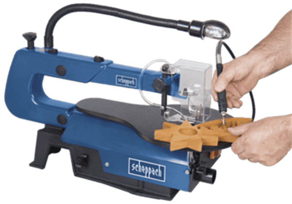 Scheppach DECO-FLEX Esnek Şaftlı Dekupaj Kıl Testere Makinası