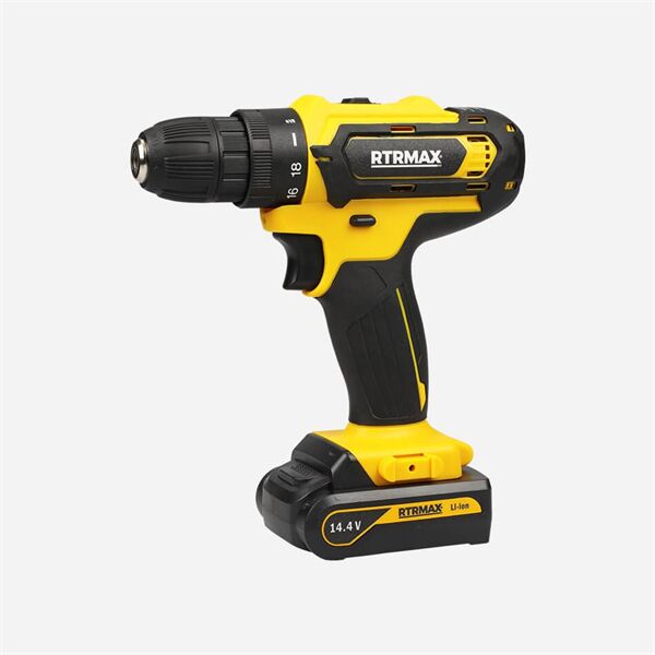 Rtrmax RTM345 Akülü Matkap 14.4V / 1.5A (Çantalı - Çift Akülü)