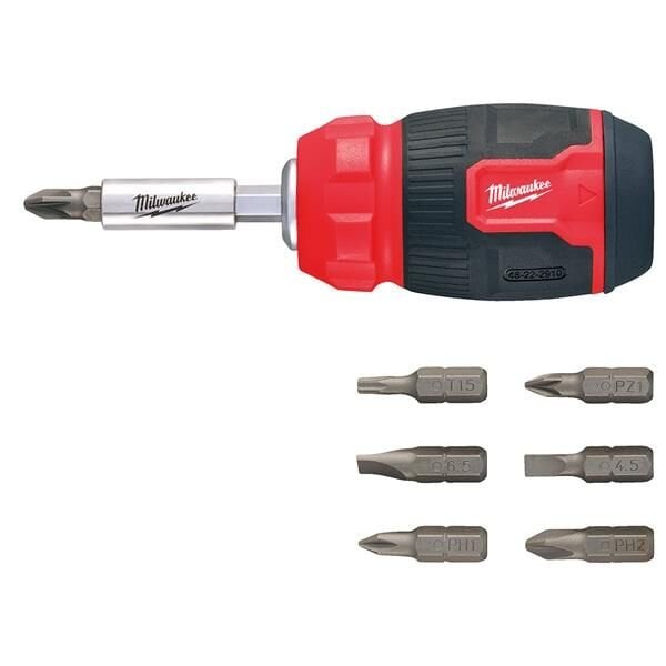 Milwaukee Multi Uç Kompakt Tornavida 8 Parça 4932492807