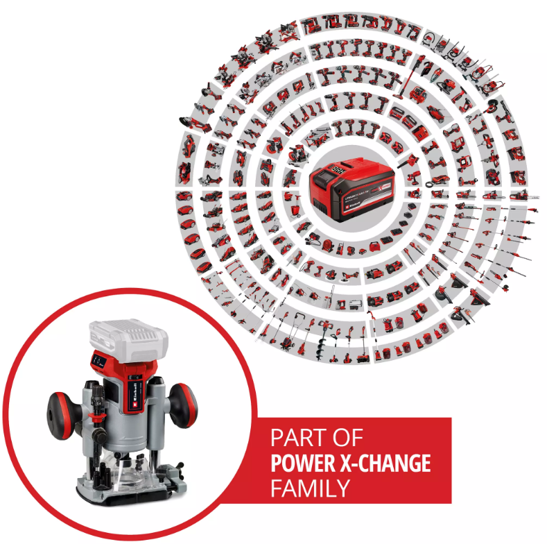 Einhell TP-RO 18 Lİ BL Solo Dik Freze 4350411