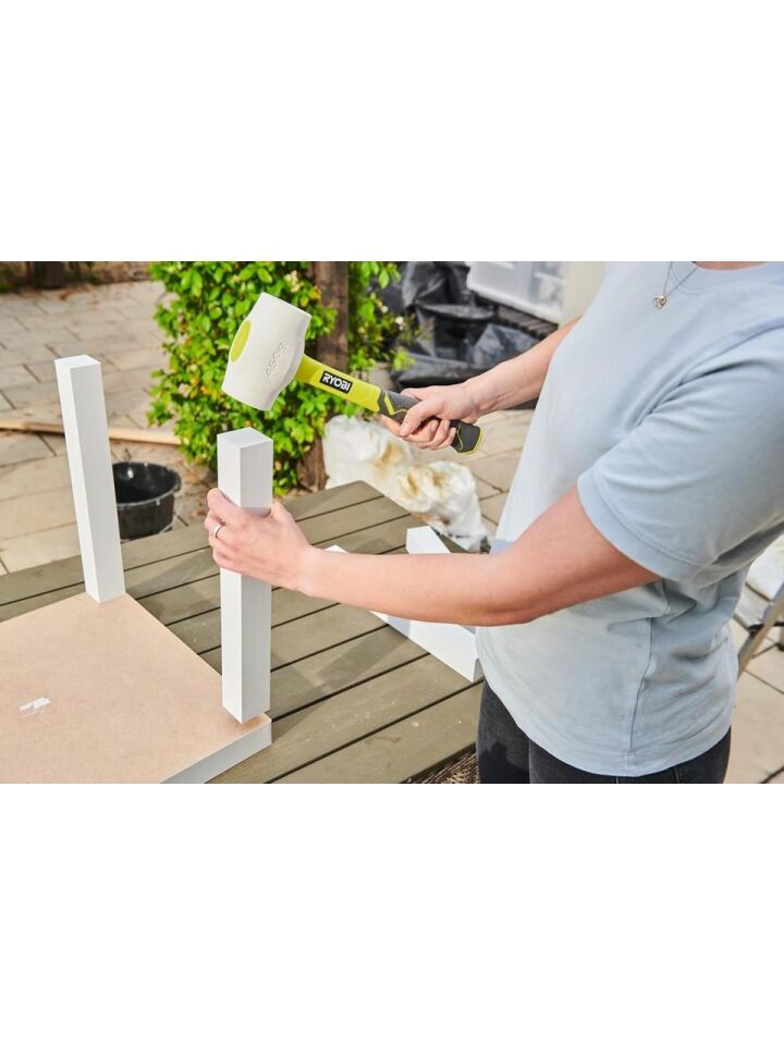 Ryobi RHHM450W Fiber Saplı Beyaz Lastik Tokmak 450 GR 5132006042