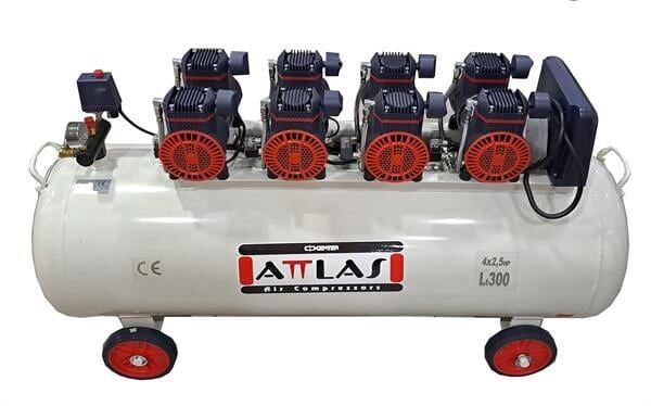 Attlas 300 LT 10 HP Sessiz Monofaze Kompresör SC100300