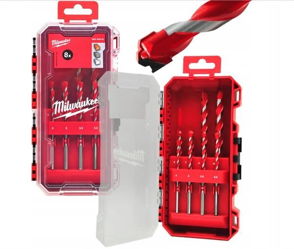 Milwaukee Beton Darbeli Matkap Ucu Seti 8 Parça 4932493882