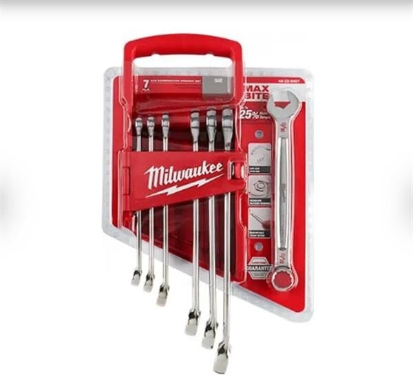 Milwaukee Kombine Anahtar Seti Metrik 7 Parça Max Bıte 48229407