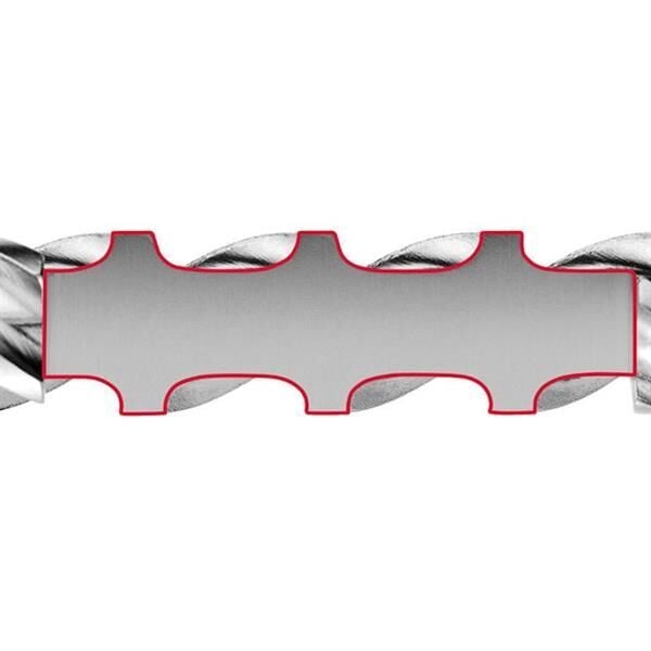 Milwaukee 5 Parça Sds-Plus MX4 Seri 4 Elmaslı Matkap Uç Seti 4932352835