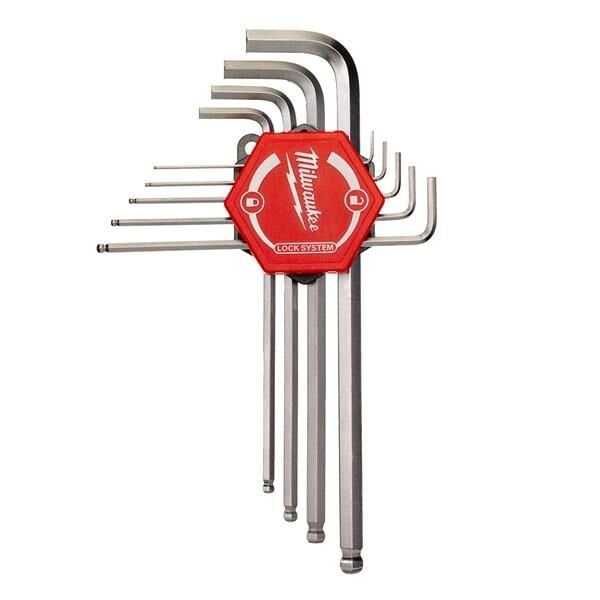 Milwaukee Allen Anahtar Set 1.5 – 10 MM 9 Parça 4932478621