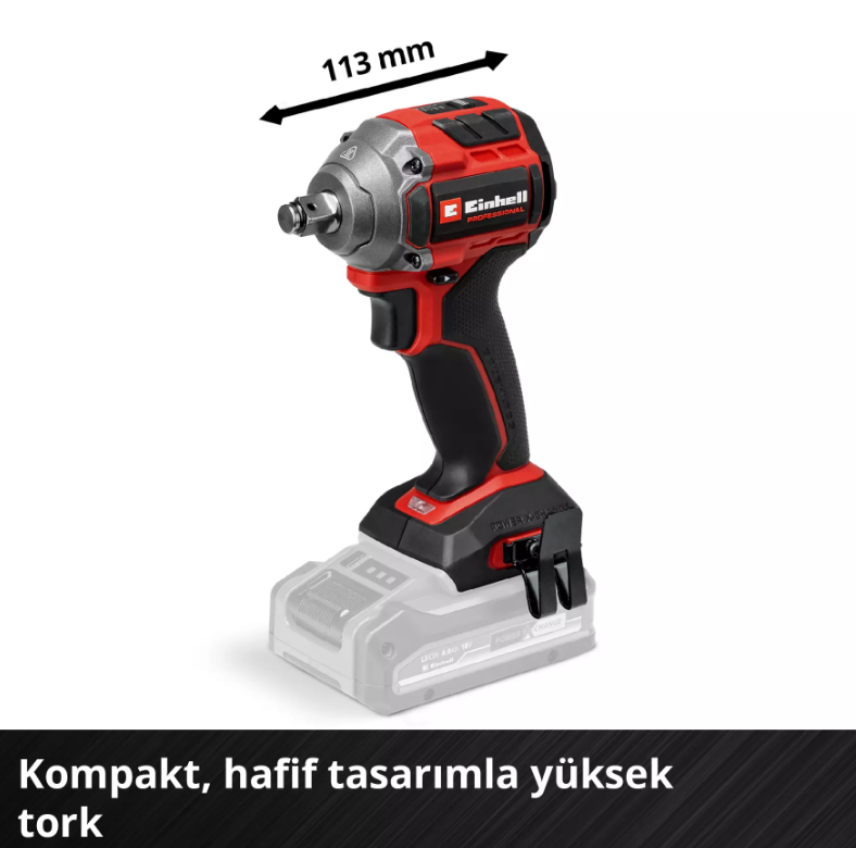 Einhell Tp-Cw 18/260-C Lİ BL Solo Darbeli Somun Sıkma 4510090