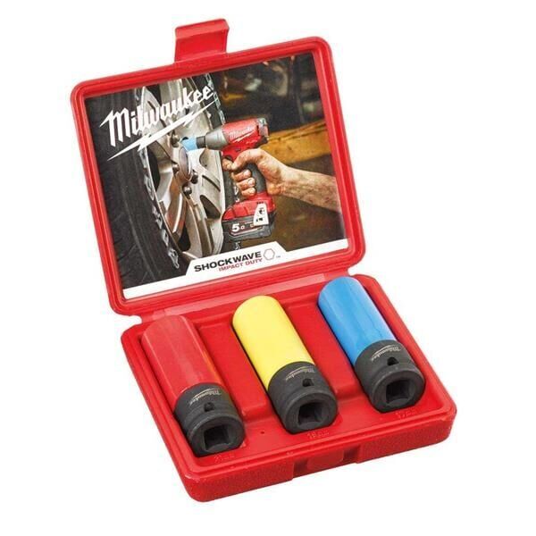 Milwaukee Darbeli Lokma Seti 3 Parça 17,19,21 Mm 4932451568