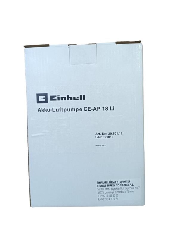 Einhell CE-AP 18 Li-Solo Akülü Hava Pompası 2070110