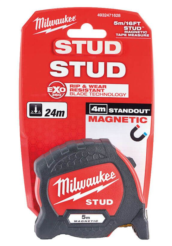 Milwaukee Mıknatıslı Şerit Metre 5 Mt Stud 4932471626