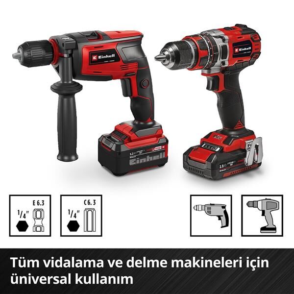 Einhell S-CASE Bits Hss 10 Parçalı Ahşap Matkap Ucu Seti 108733