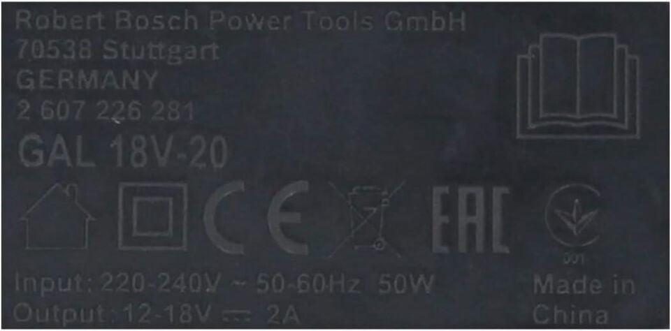 Bosch GAL 18V-20  Profesyonel Akü Şarj Cihazı 2607226281