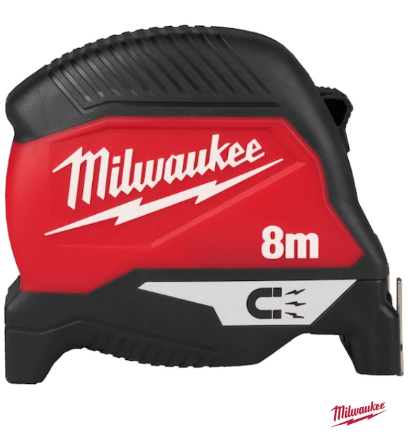 Milwaukee Şerit Metre Manyetik 8 MT 4932498770