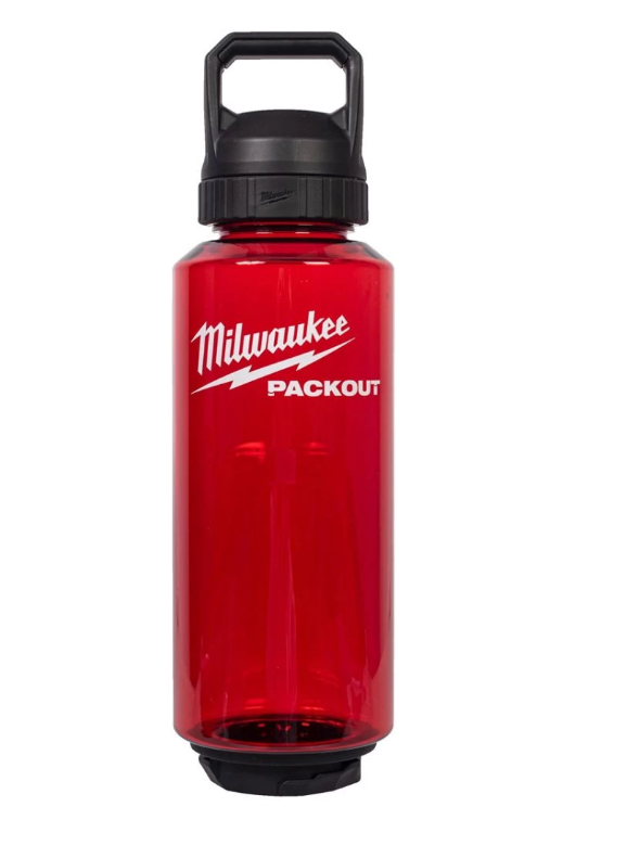 Milwaukee Packout Termos Şişe 1420 ML Kırmızı Kapaklı 4932498638