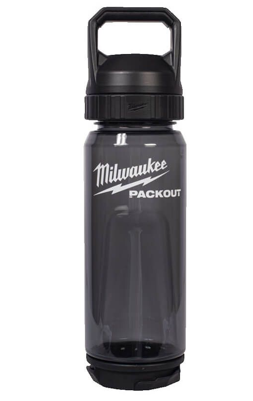 Milwaukee Packout Termos Şişe 740 ML Siyah Kapaklı 4932498639