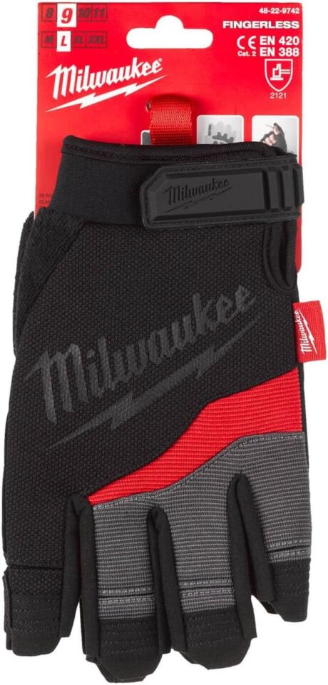 Milwaukee İş Eldiveni Parmaksız No:10 Xl 48229743