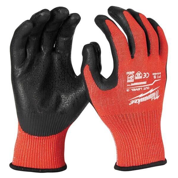 Milwaukee 3. Derece Kesik Korumalı Nitril Eldiven No:8 4932471420