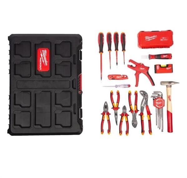 Milwaukee Packout Elektrikçi Set 62 Parça 4932499466