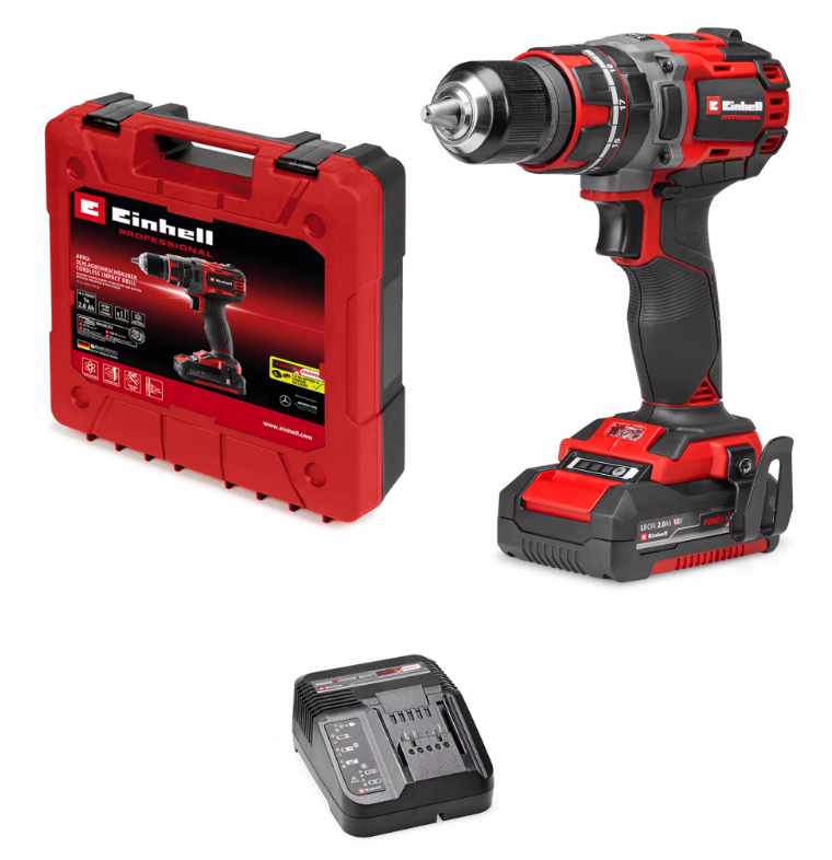 Einhell TP-CD 18/60 Lİ-İ BL Kit 1*2.0AH Akülü Darbeli Vidalama 4514211