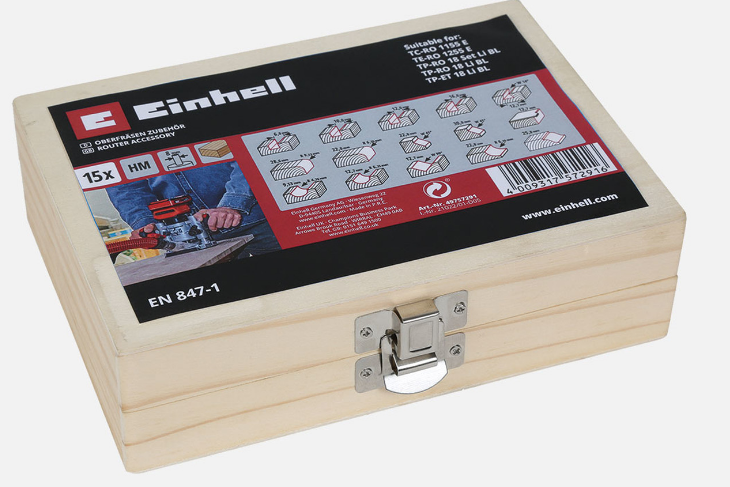 Einhell 15 Parça Ahşap Freze Seti 49757291