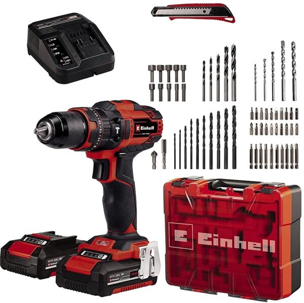 Einhell TE-CD 18/40 Li-i+64 2x2.0AH Akülü Darbeli Set 4513992