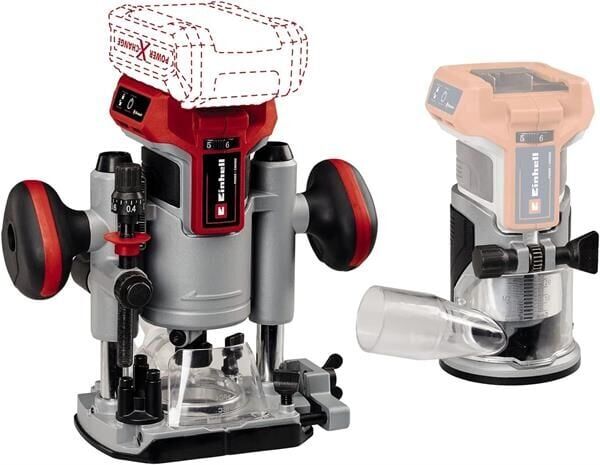 Einhell TP-RO 18 SET Lİ BL Solo Kömürsüz Akülü Dik Ve Kenar Freze 4350410