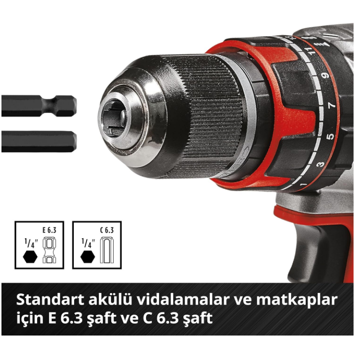 Einhell Matkap+Uç Set 40 Parça 109054