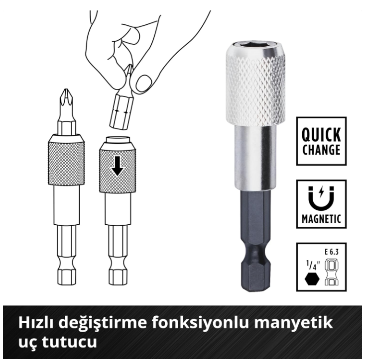 Einhell Matkap+Uç Set 40 Parça 109054