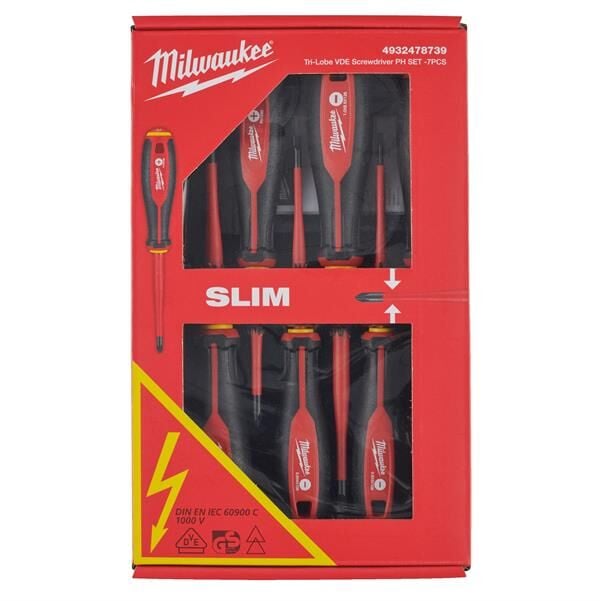 Milwaukee Tri-Lobe Tornavida Set 7 Parça 4932478739