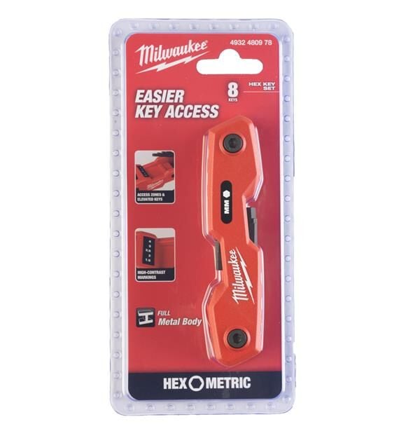 Milwaukee 8 Parça Allen Çakı Seti 4932480978