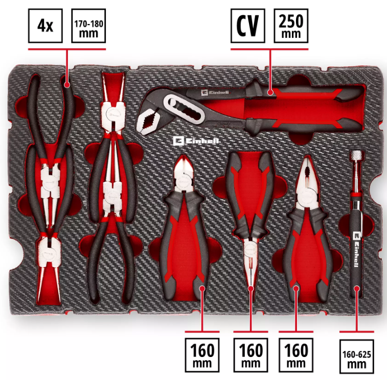 Einhell Pense Seti 9 Parça 370522