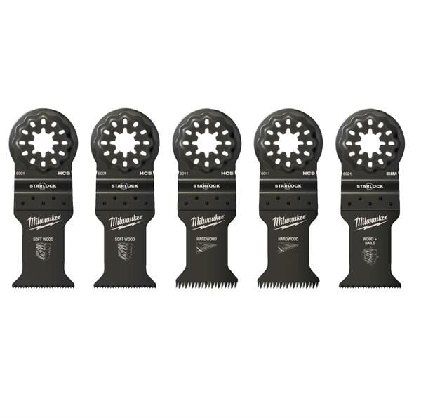 Milwaukee Omt SL Ahşap / Bi-Metal Testere Bıçağı Set 5 Parça 48906114
