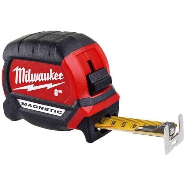 Milwaukee 8 Mt Manyetik Şerit Metre 4932464600