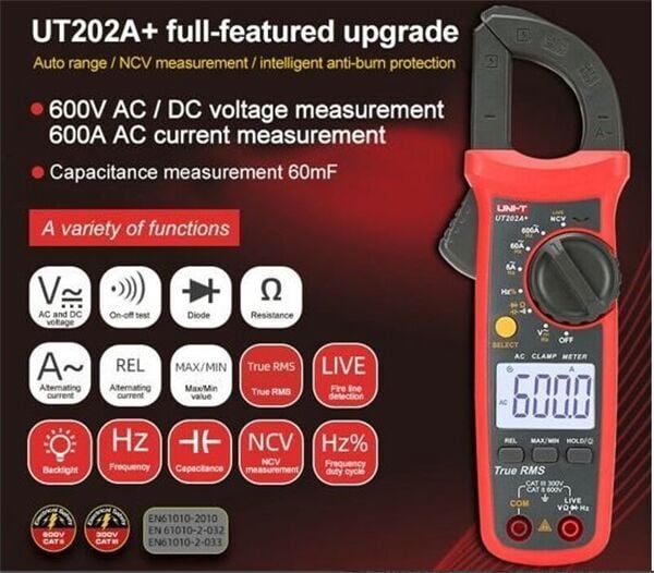 Unı-T Pensambermetre UT202A+