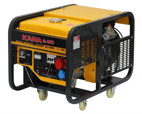 Kama By Reis KGL12000FE3 11,9 Kw Trifaze Trifaze Benzinli Jeneratör